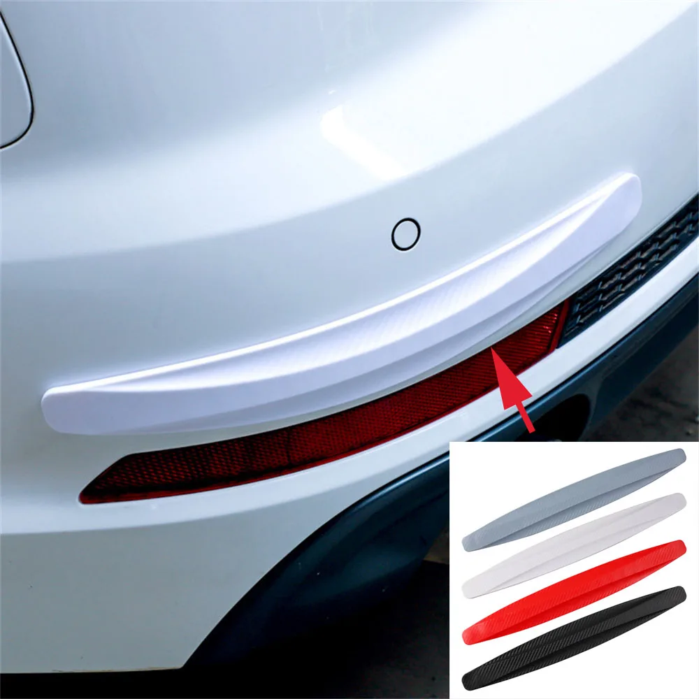 

2pcs Car Bumper Protector Strip Anti-scratch Stickers Corner Protection Strips Anti-collision Bar Auto Accessories