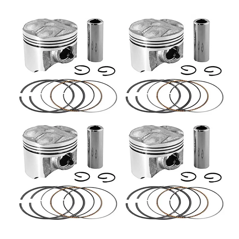 1/4 Sets Motorcycle Engine Parts Piston Rings Kit Bore STD Size 48mm ~ 48.5mm For Yamaha FZR250RR 3LN ZEAL250 FZR250 RR Motor
