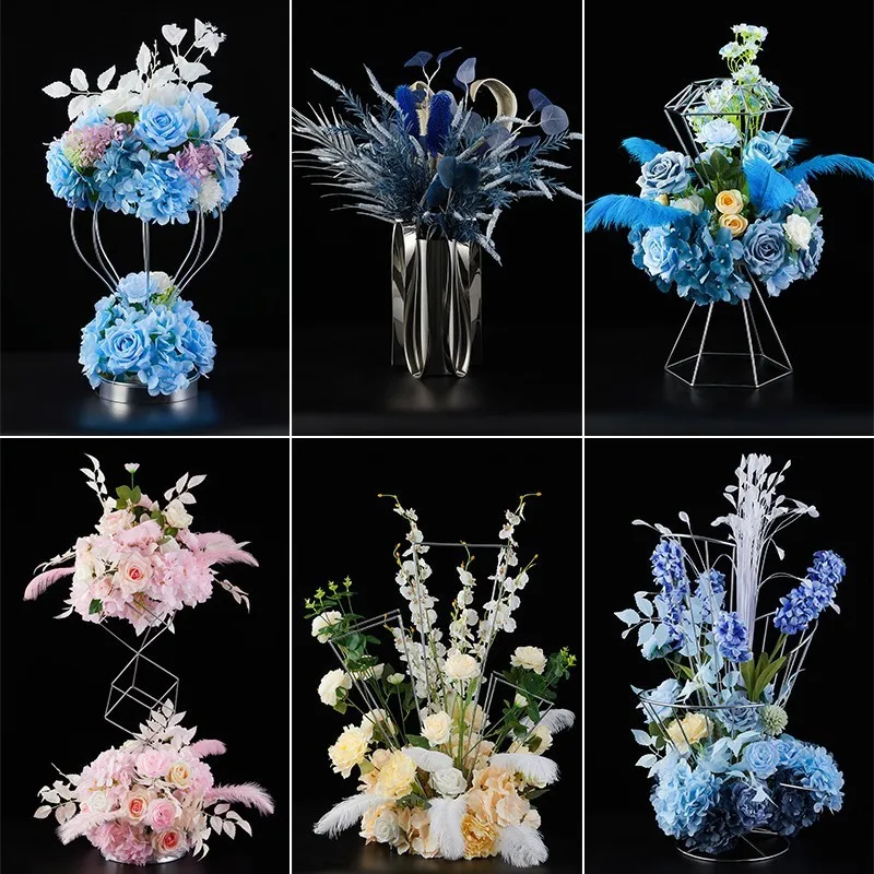 

Electroplating table flower flower hotel wedding table decoration flower bar KTV gold store table decoration ornament