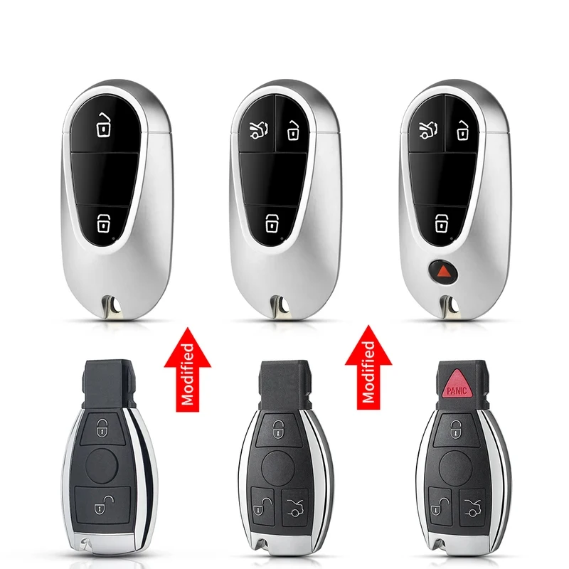 Modified Upgrade Remote Smart Car Key Shell Case For Mercedes Benz S Class BMW BGA 2000+ Year