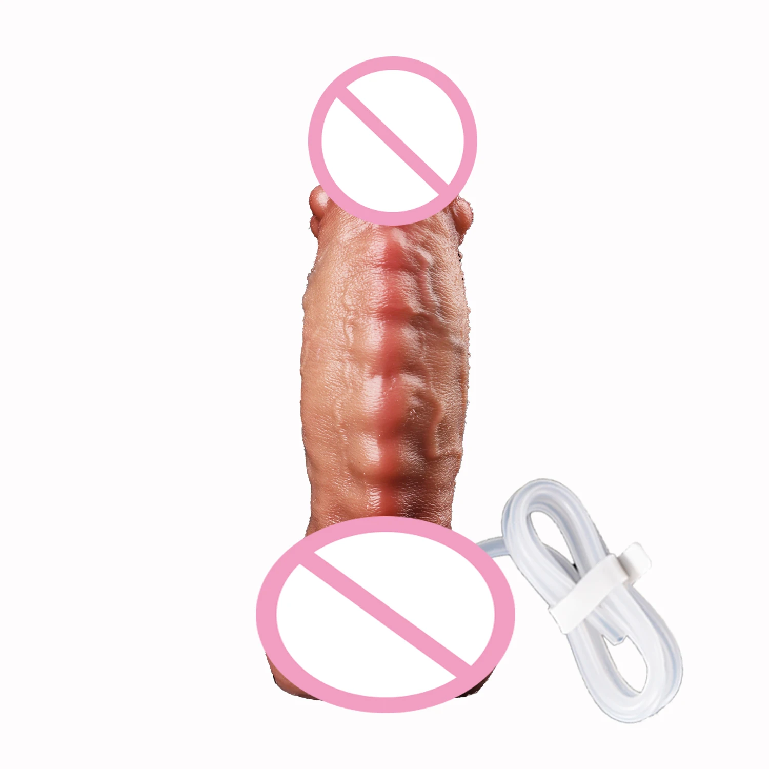 Realistic Double Density Dildo with Beads, Soft & Firm Adult Sex Toy, Erotic Male Masturbator, Pleasure Stimulator