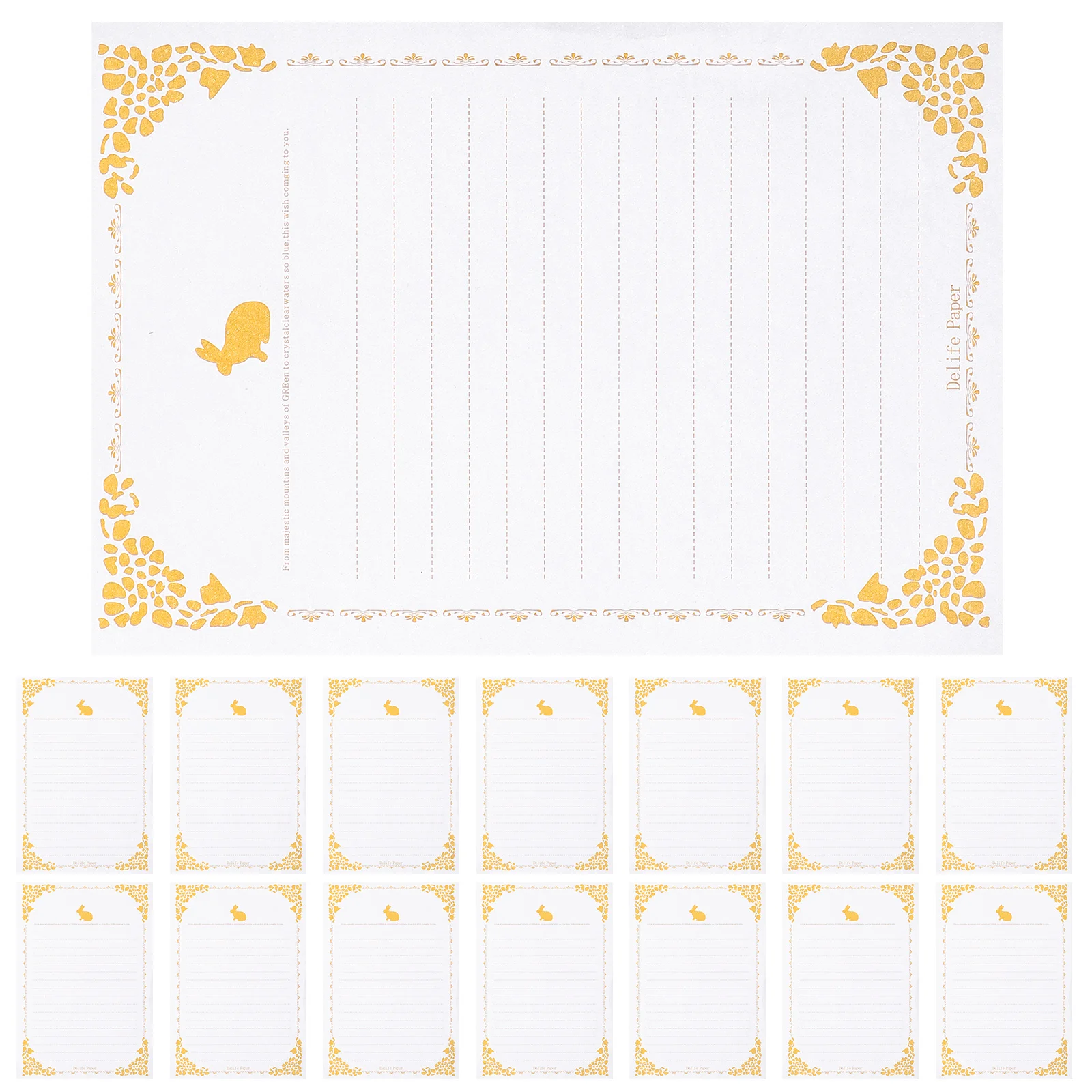 20 ورقة من أوراق الحروف العتيقة ورق الكتابة الرجعية للدعوات وبطاقات المعايدة ومستلزمات القرطاسية الورقية #6