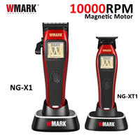 WMARK NG-X1 NG-XT1 Professional Men's Hair Clipper 10000RPM Magnetic Vector Motor High Power Hair Cutting Machine Barber Trimmer