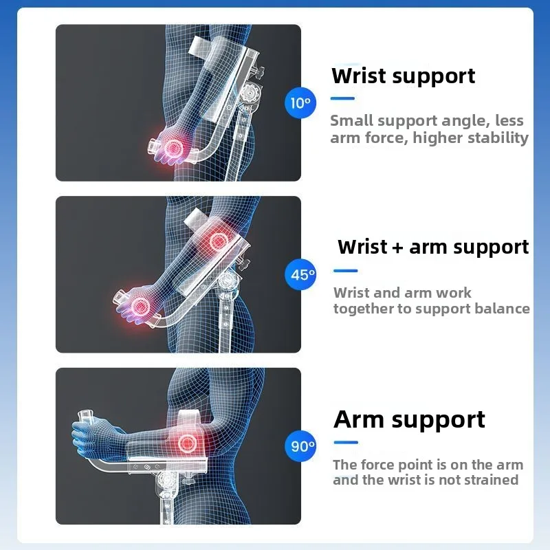 Foldable Elbow Crutches with Height Adjustment