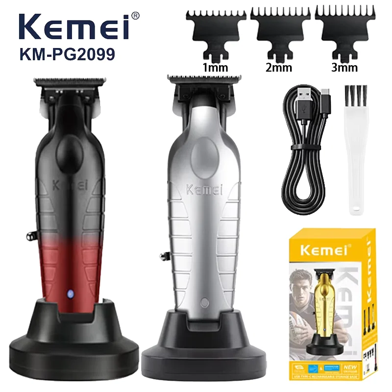 Tondeuse à cheveux pour hommes Kemei KM-PG2099, tondeuse à cheveux professionnelle, version améliorée de la tondeuse à cheveux KM-2299