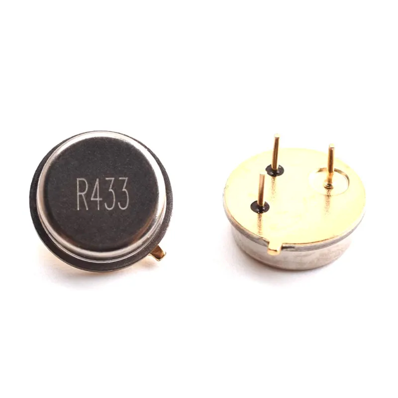 10PCS quarzoszillator R433A 433MHZ R315A 315MHZ 310MHZ 330MHZ 350MHZ 390MHZ 418MHZ 430MHZ TO39 3P oberfläche akustische resonator