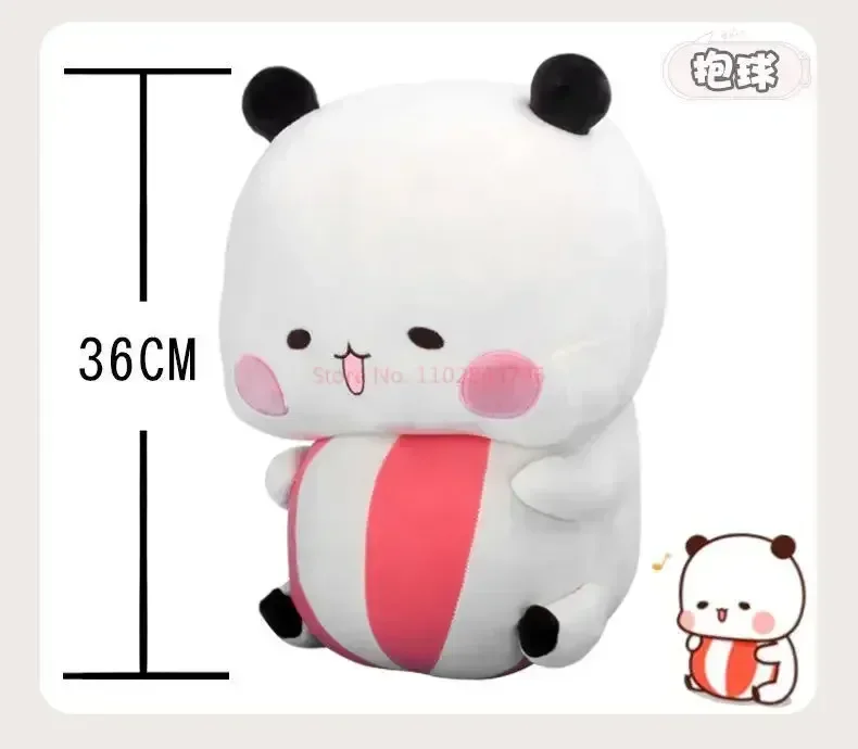 New Bubu And Dudu Panda Plush Cute Cartoon Panda Bear Doll Kawaii Stuffed Soft Pillow Toy Y2k Room Decor Gifts
