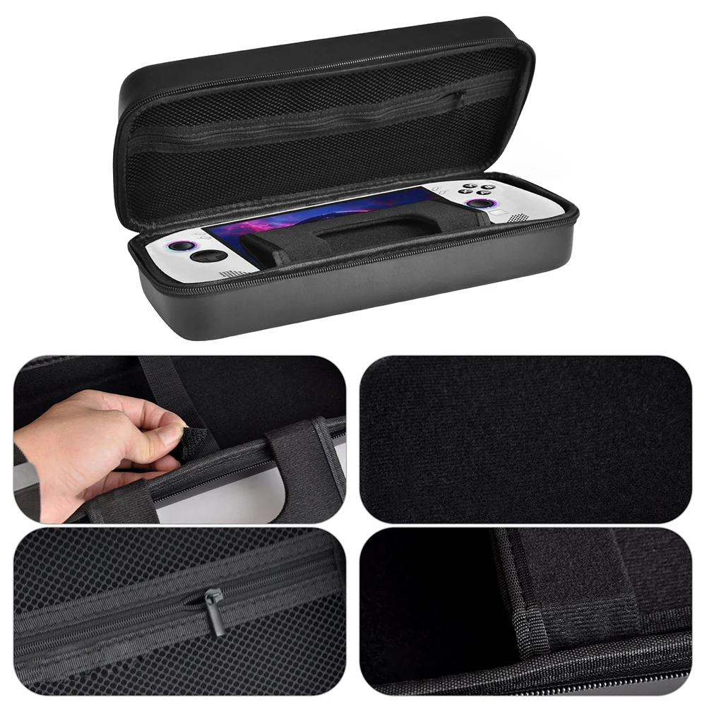 Estojo rígido de eva para lenovo legion go s, console de jogos portátil, à prova de choque, capa dura, anti-queda, armazenamento de viagem