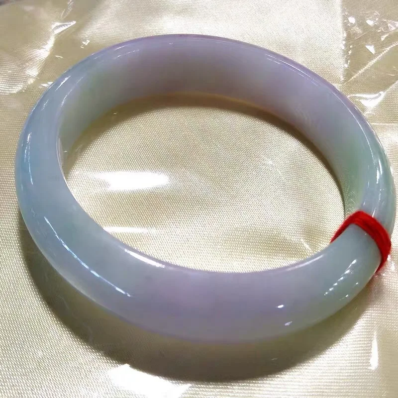 Myanmar ice violet  spring-colored   purple jadeite bracelet