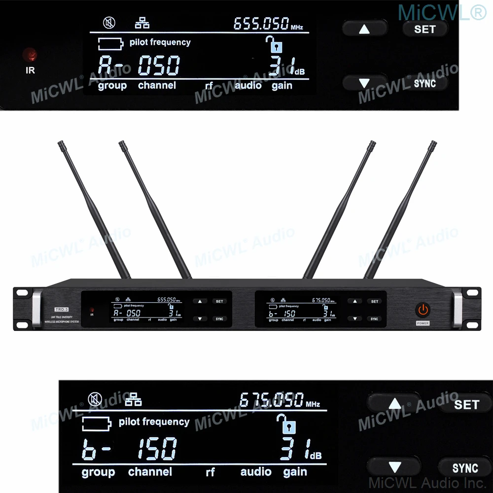 MiCWL QLXD24 اثنين قناة WBH53 سماعة UL4 كليب ميكروفون رقمي نظام لاسلكي AD4D UHF KSM8 Beta87 KSM9 مكثف ميكروفون