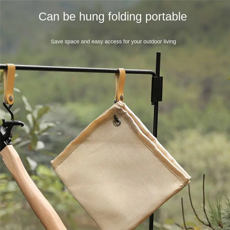 DT15 Camping Fireproof Cloth, Fiberglass Welding Blanket Heat Shield, Flame Retardant Mat for Soldering, 550°C Heat Resistant