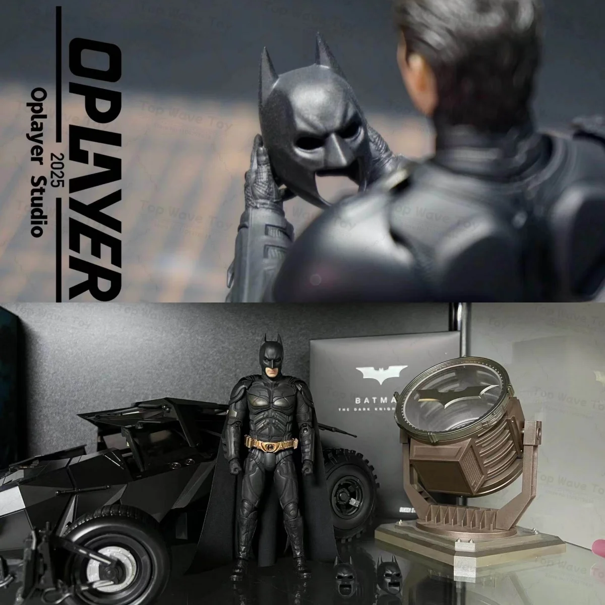 TYCTOYS INART 1/12 The Dark Knight Rises Batman Figure Hg M0001 Delux Standard Ver Empty Helmet Accessories Figure Toys view 2