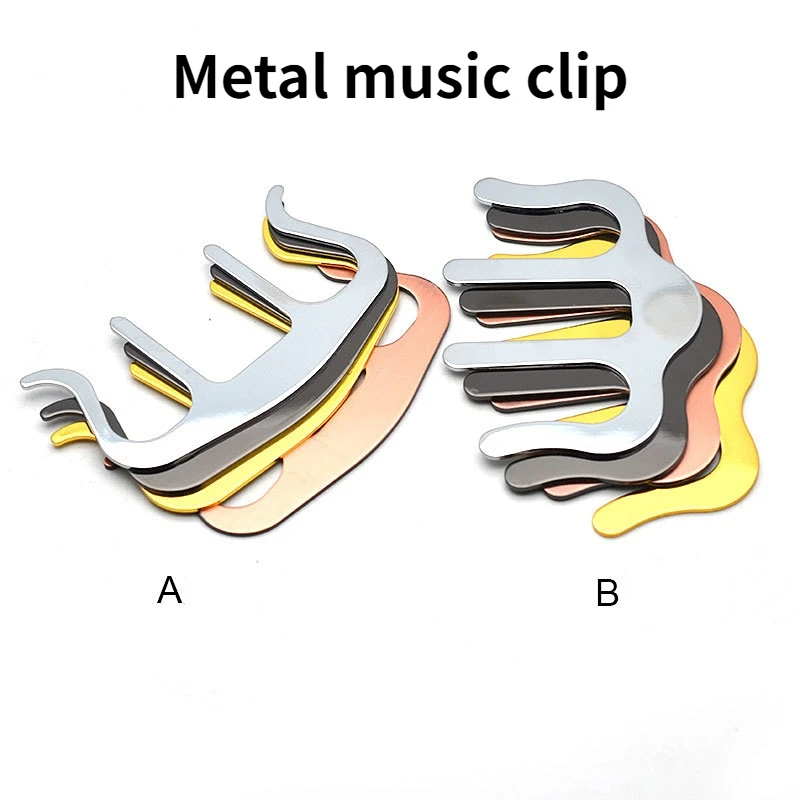 Music score clip, piano score clip, music score note clip, music rack clip, multi-color optional instrument accessories