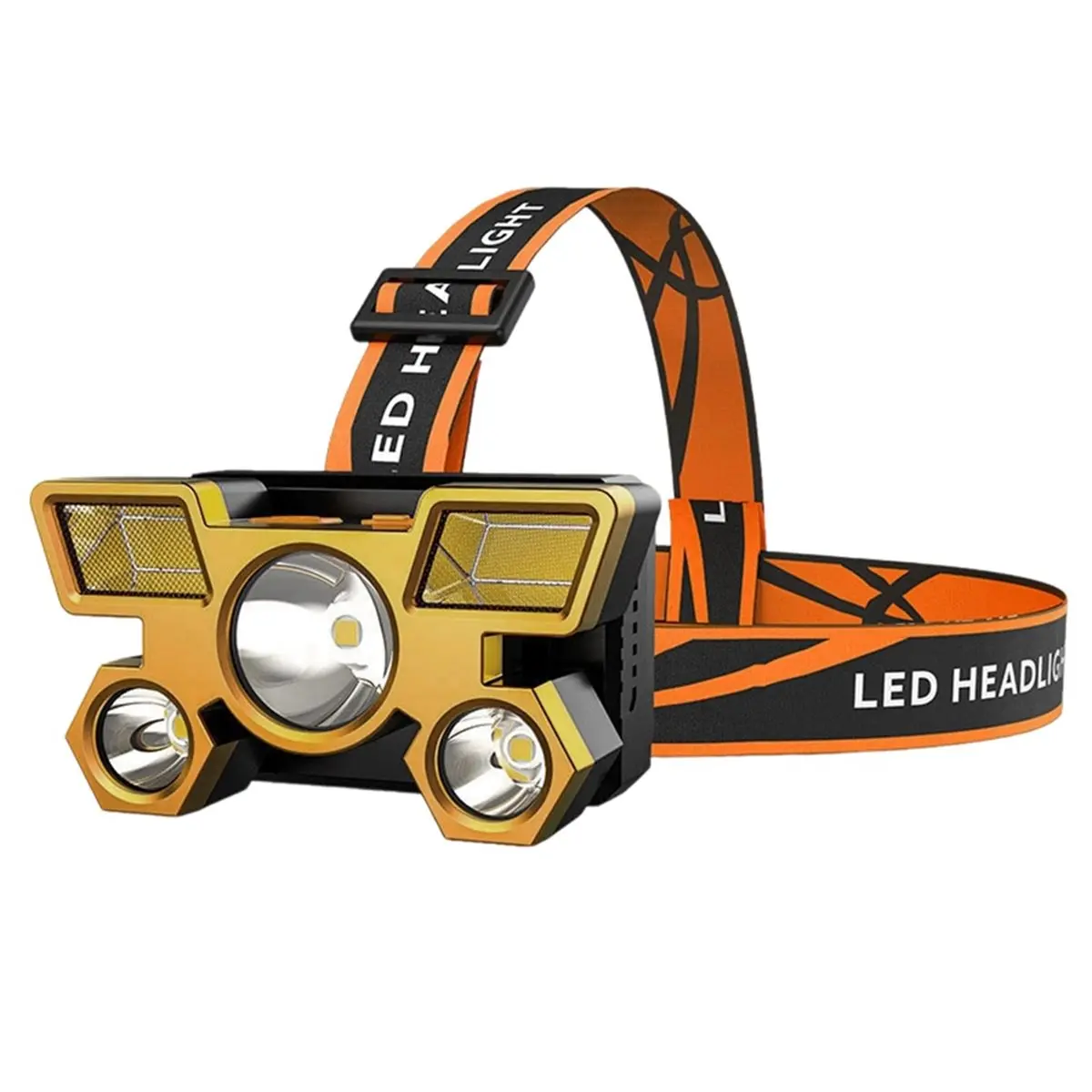 （2026 SUMMER）High-Intensity USB Rechargeable LED Headlamp, Suitable for Activities Such As Fishing, Outdoor Camping and Night Hi