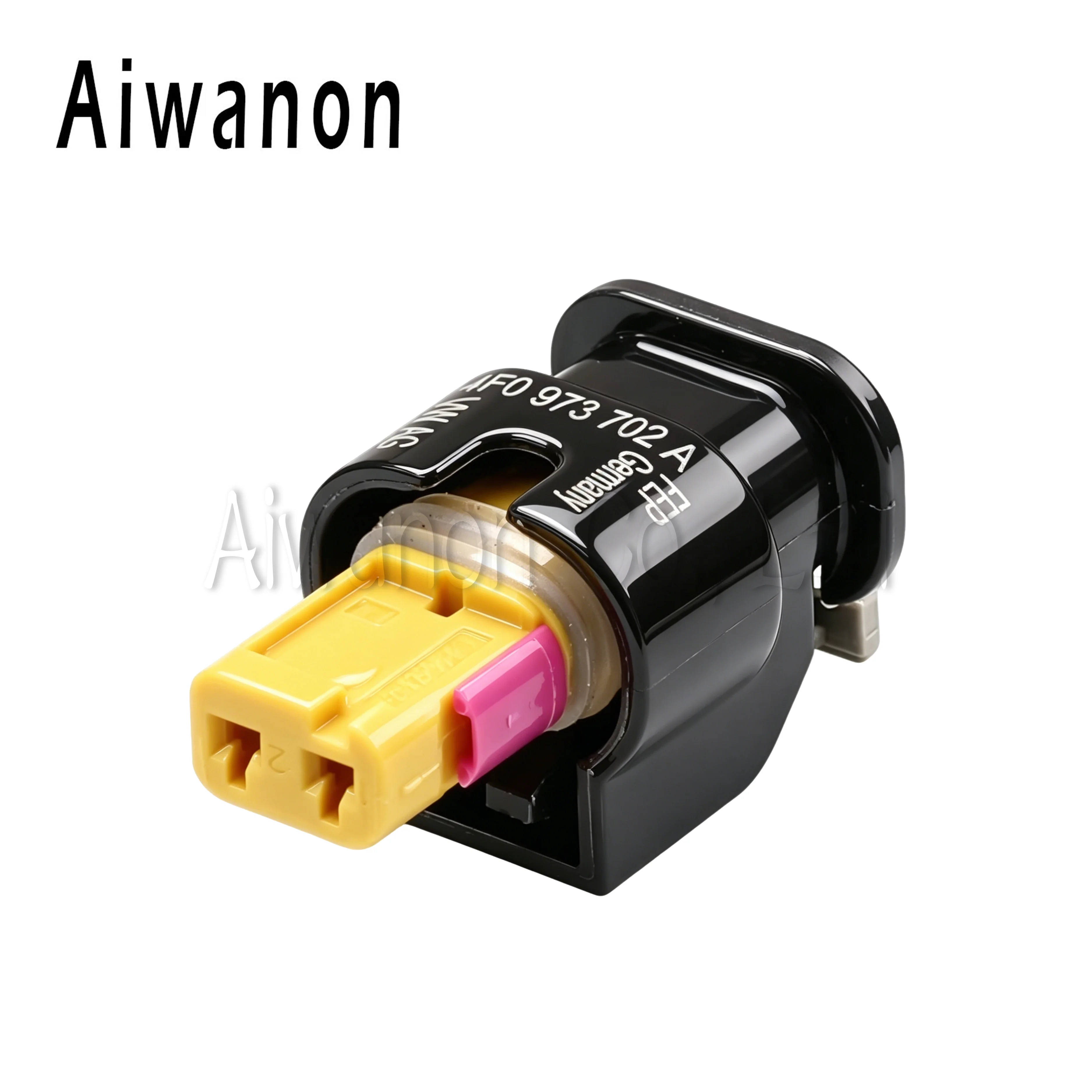 1 Set 2 Pin Auto Fuel Injector Waterproof Electronic Connector Wire Harness Female Plug Pigtail For 4F0973702A