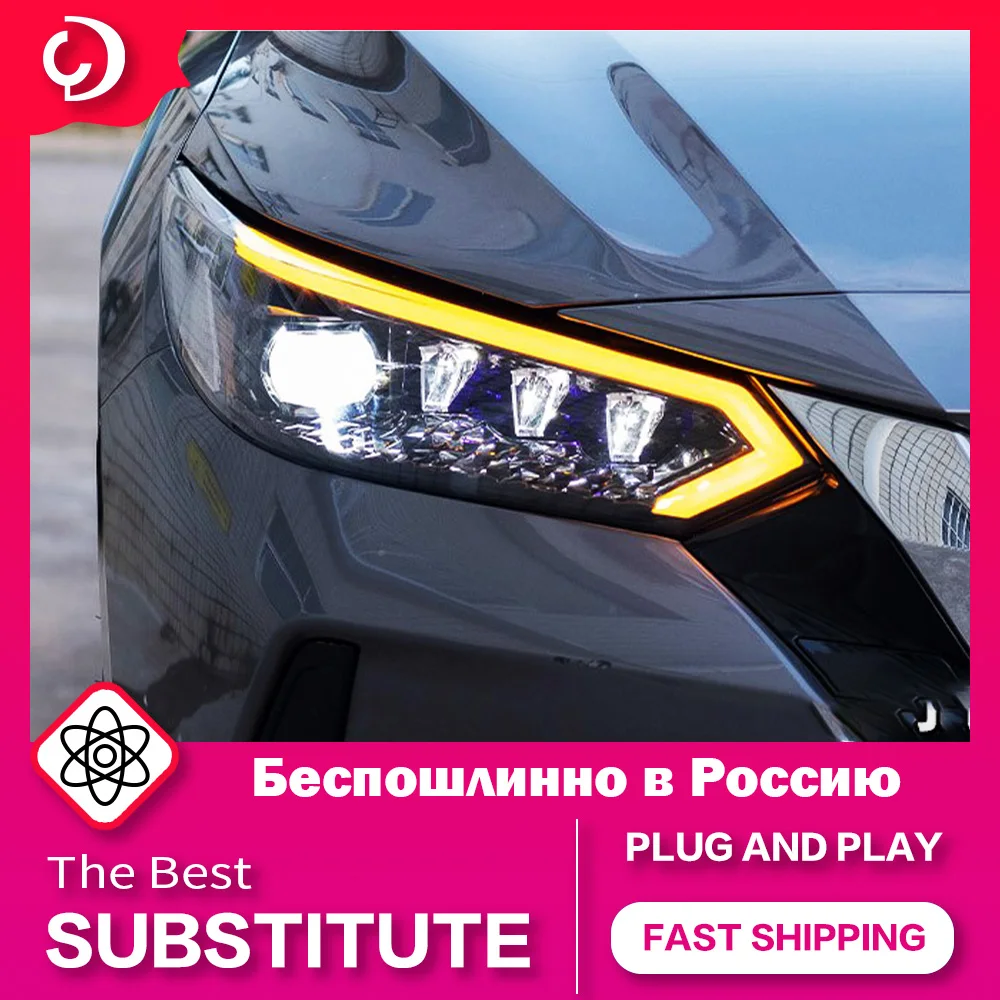 AKD Car Styling Headlights for Nissan Sylphy G11 2020-2022 LED Headlight DRL Turn Signal Light Led Projector Auto Accessories