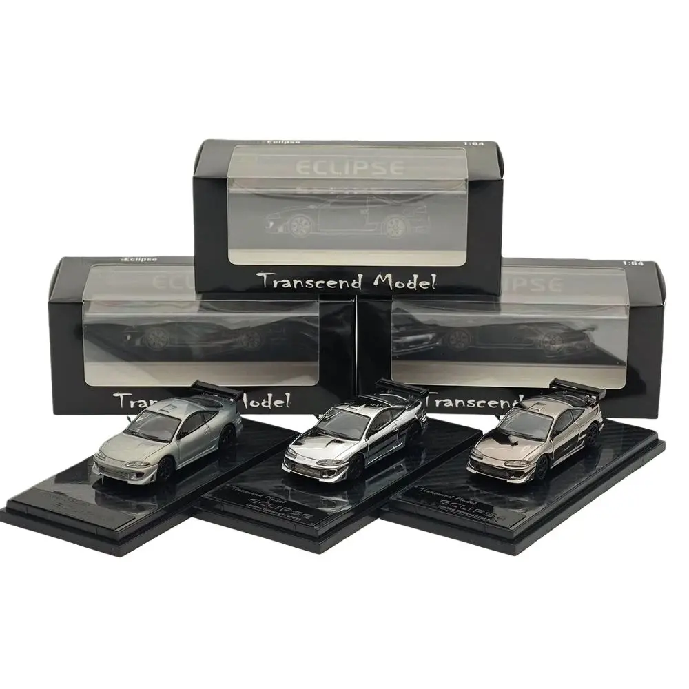 

Масштаб 1/64 Transcend 1995, Eclipse GS FNF, спортивная модель, литые под давлением модели автомобилей, миниатюрная коллекция, автоподарок