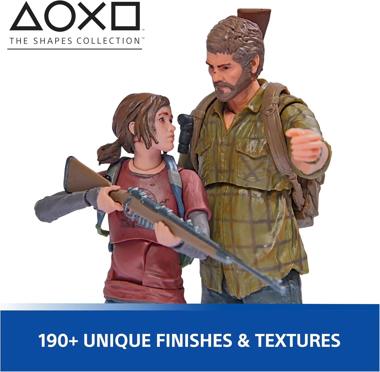 PlayStation Spin Master Toys, The Last of Us Joel y Ellie, figura de acción, 2 paquetes, Kit de garaje de coleccionista PS5