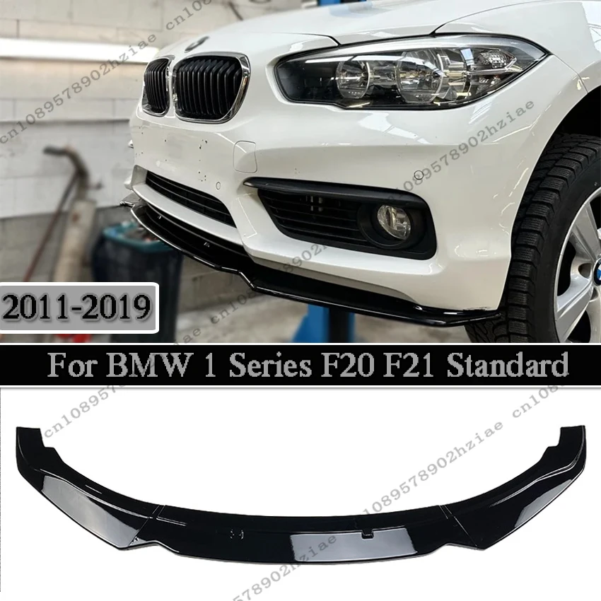 

For BMW 1 Series F20 F21 116i 118i 120i 2011-2019 STANDARD Front Bumper Spoiler Lip 3Pcs ABS Bumper Canard Lip Splitter Tuning