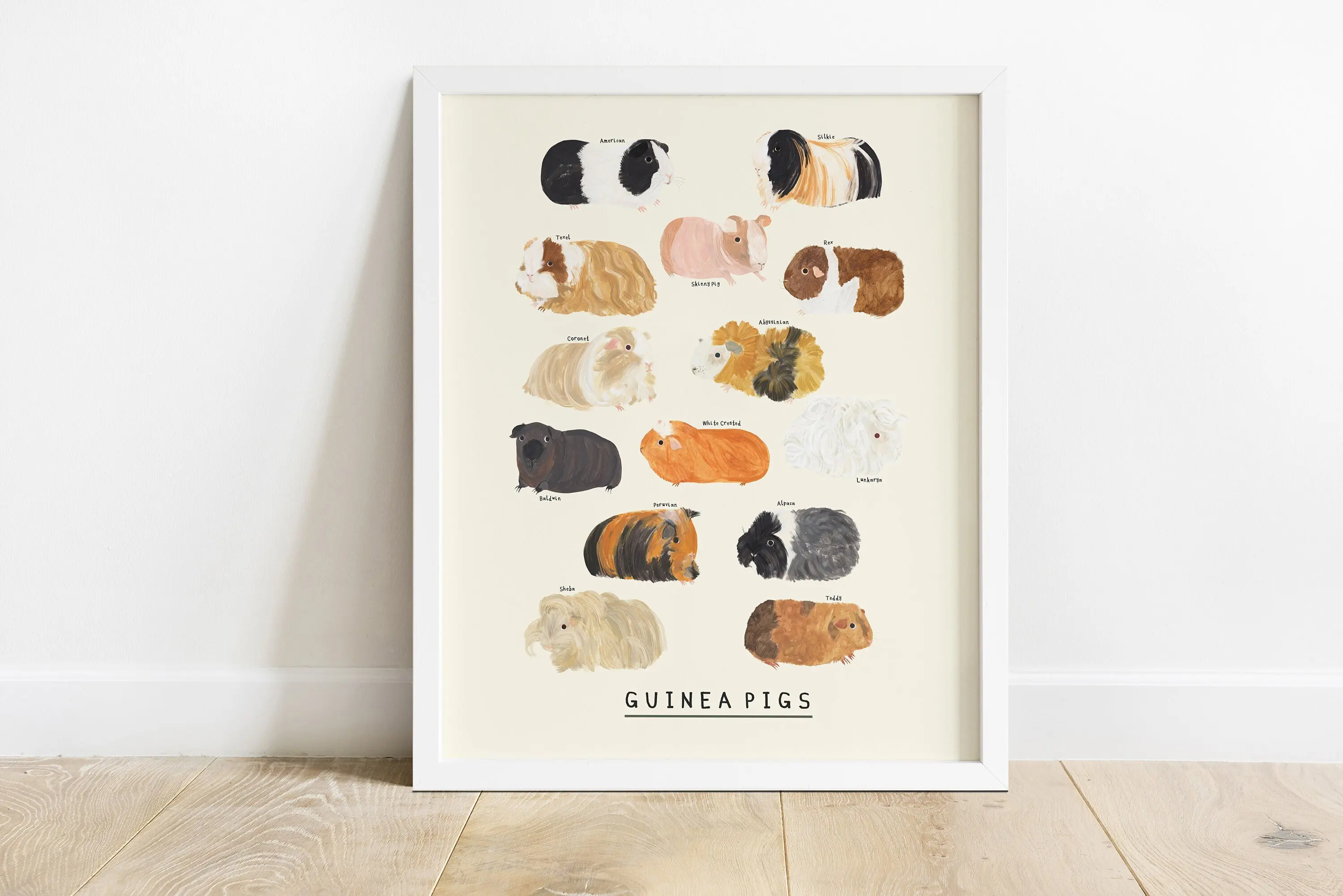 Alphabet Animal Garden Birds Cat Dinosaur Dog Rabbits Poster Print Wall Art Pictures Canvas Painting Living Room Home Decor Gift