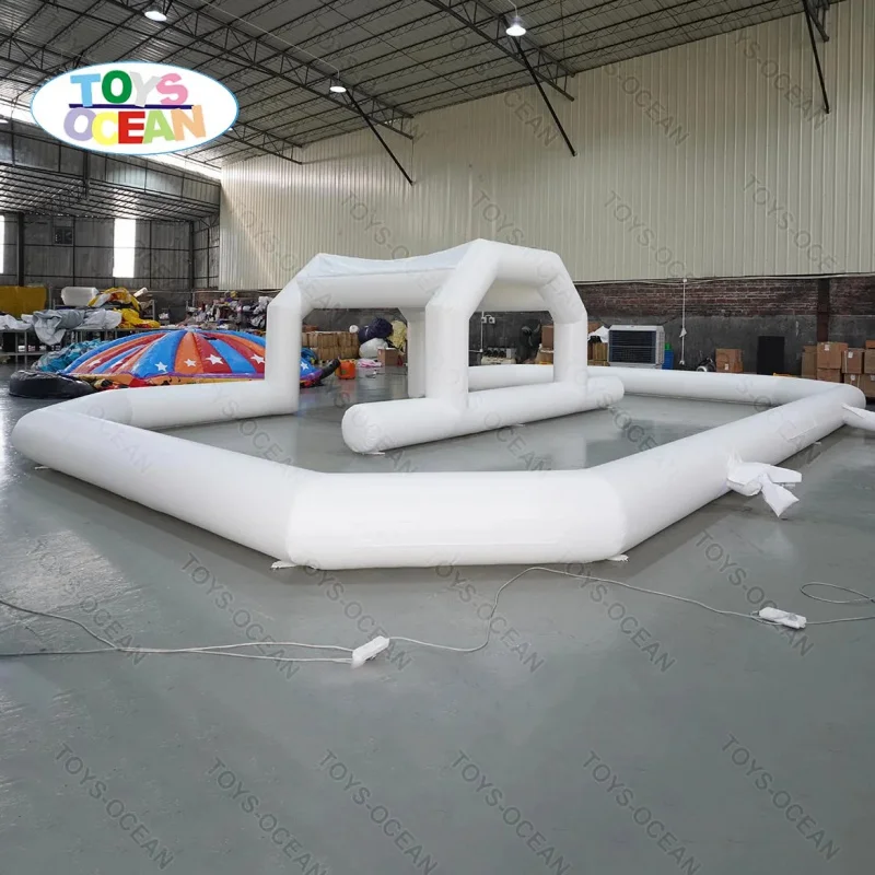 Factory Customized Commercial Bumper Car Arena Inflatable Kart Track Rc Track for Sale