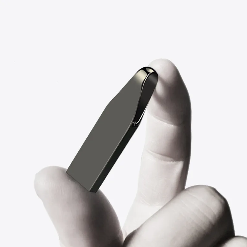 무료 맞춤형 레이저 각인 로고 밝은 금속 USB2.0 플래시 드라이브 4GB 8GB 16GB 32GB 64GB 128GB