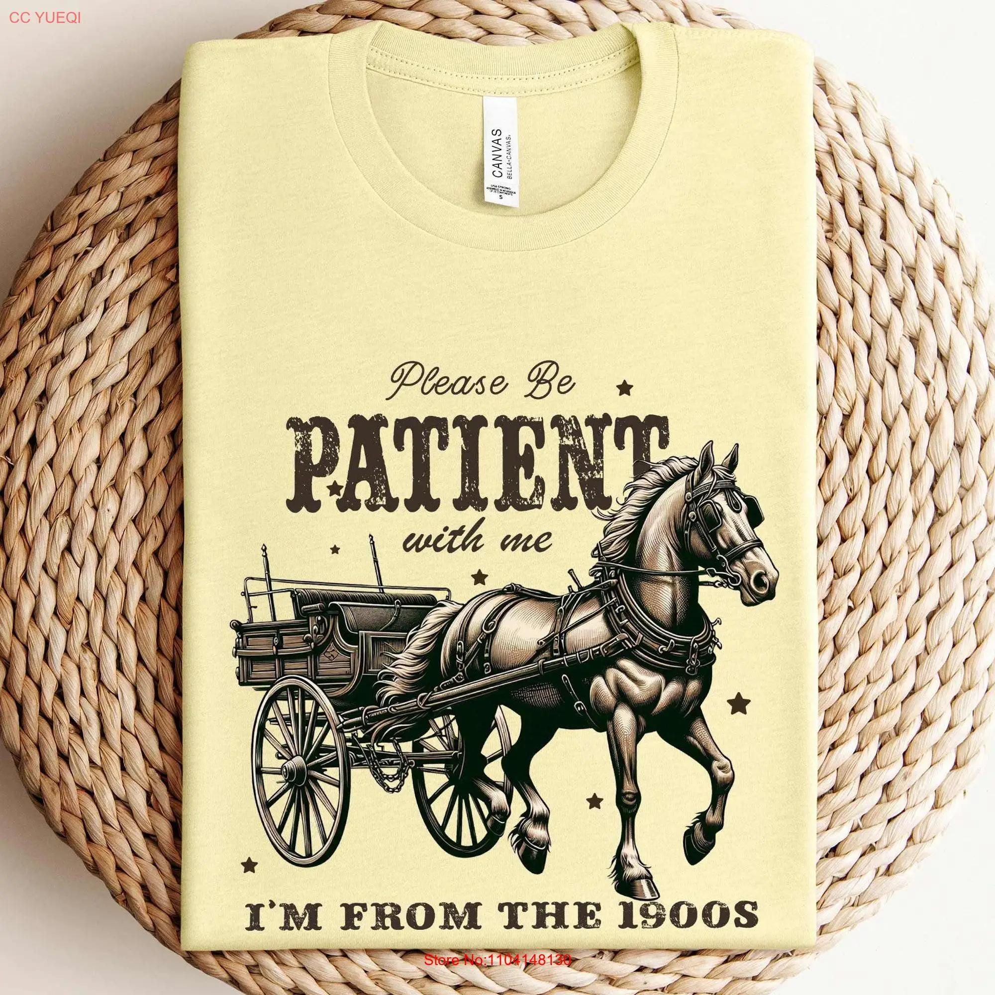 Please Be Patient With Me I'm From The 1900s T Shirt 90s SweaT Funny Grandparents For Grandpa long or short sleeves