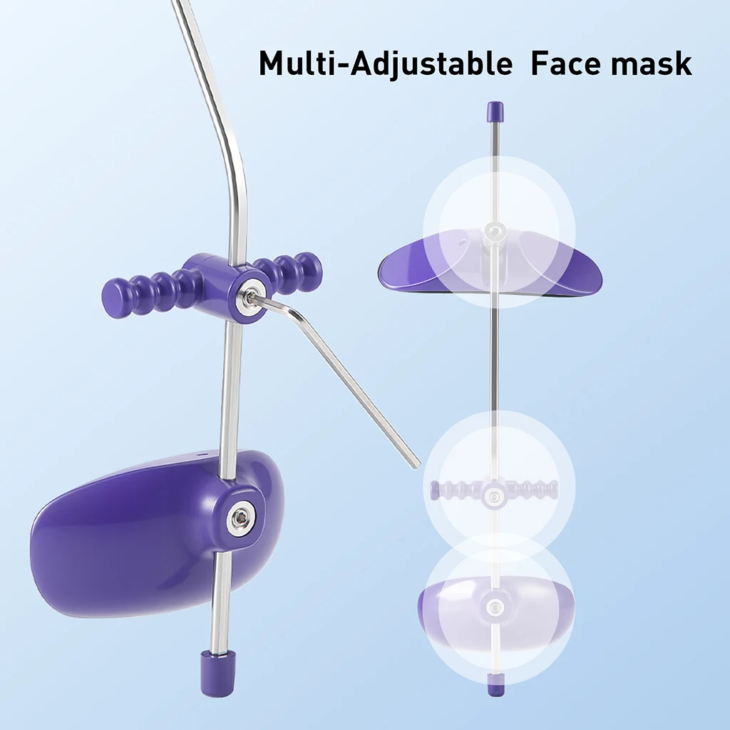 1 Stück AZDENT Dental Kieferorthopädische Vorwärtsziehmaske Einhebel-Verstellbare Gesichtsmaske aus Edelstahl und Kunststoff – Detail 6