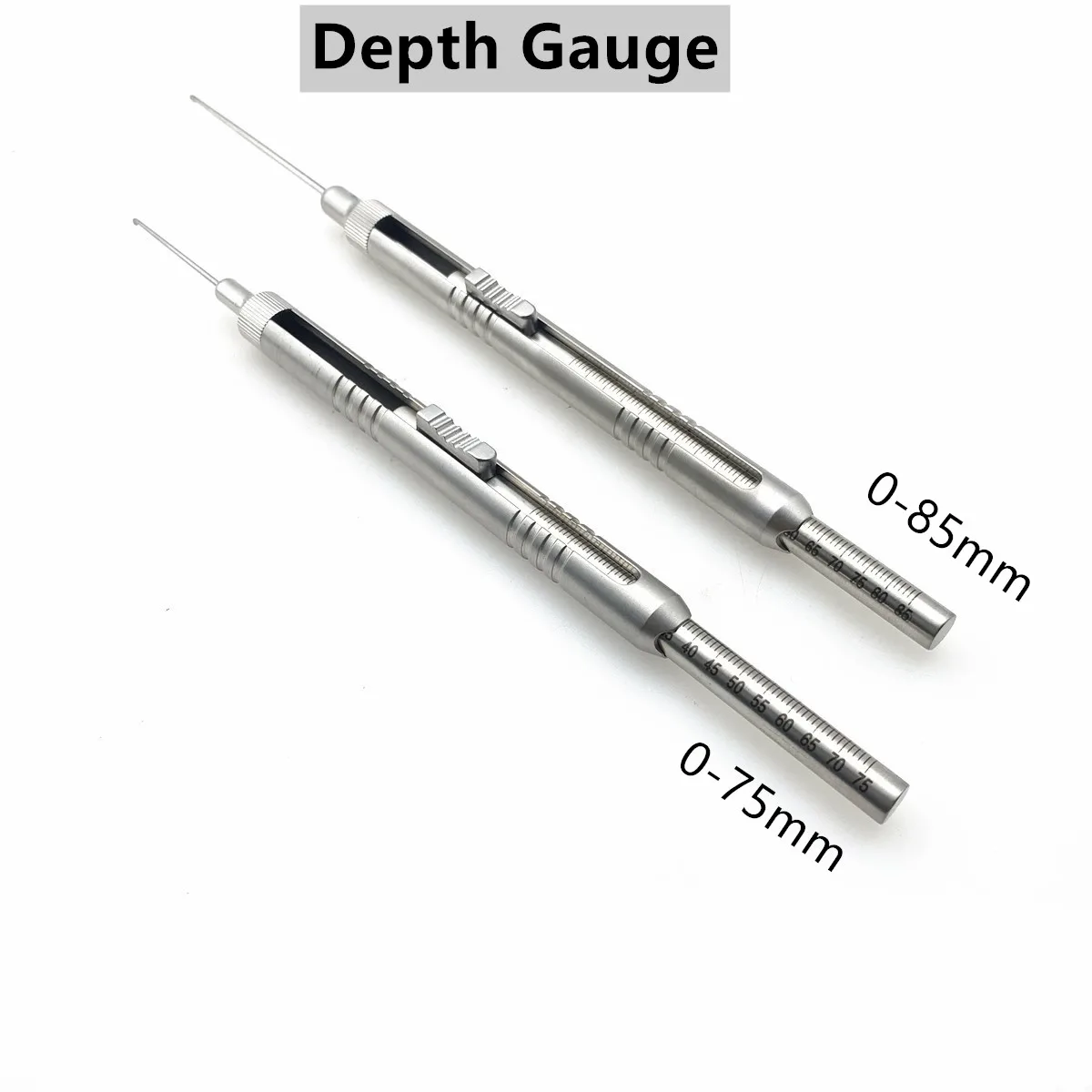 

Глубиномер от 0 мм до 75 мм/85 мм, Ортопедические Ветеринарные хирургические инструменты из нержавеющей стали