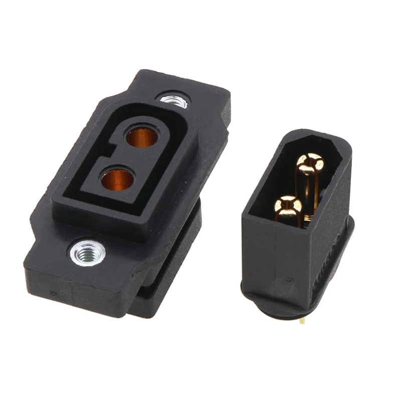 XT60NE-F المقابس الثابتة للذكور والإناث مطلية بالذهب عالية الحالية نموذج طائرة ESC شحن موصل قابس الطاقة