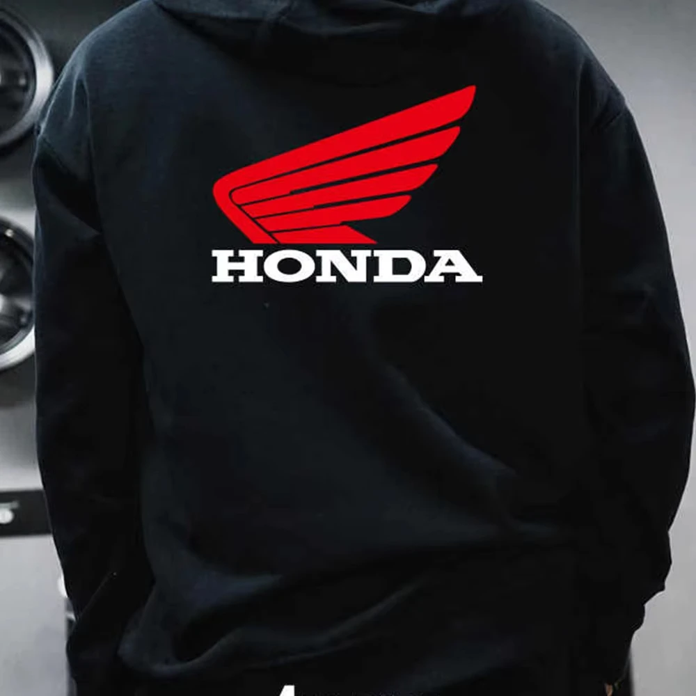 New Autumn and Winter Modified Car Motorcycle Rider Riding CBR Golden Wing Hoodie Cultural ShirtHooded Print Men Women Pullover