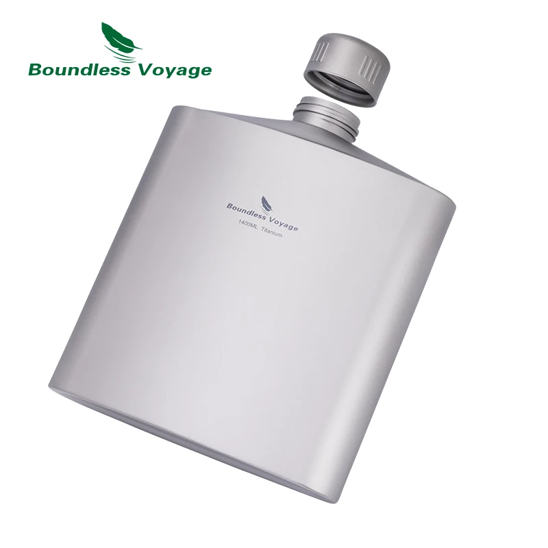 

Непротекаемая титановая бутылка Boundless Voyage с противоскользящей крышкой Спортивная бутылка для воды для улицы, путешествий, школы TA1-3008D