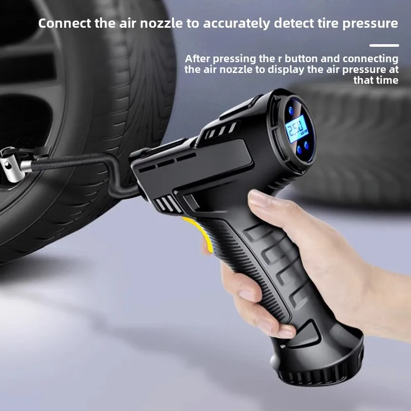 Wireless Car Air Pump Electric Vehicle Tire Air Pump Portable Handheld Air Pump