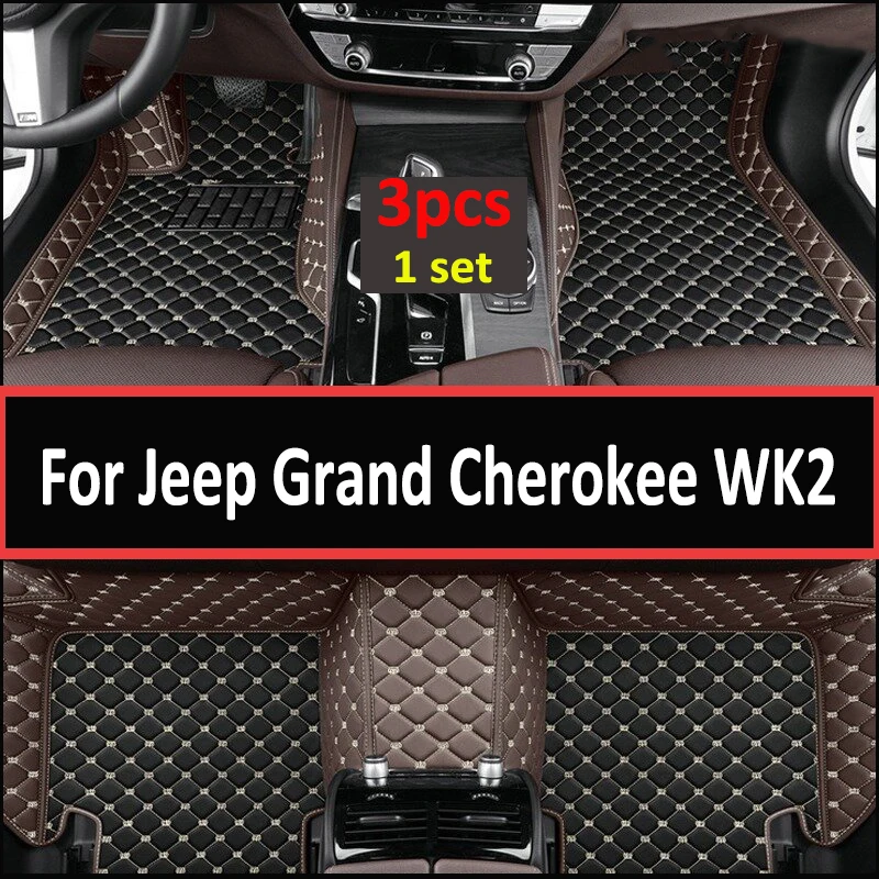 Car Floor Mats For Jeep Grand Cherokee WK2 2021 2020 2019 2018 2017 2016 2015 2014 2013 2012 Auto Interior Carpets Custom Covers