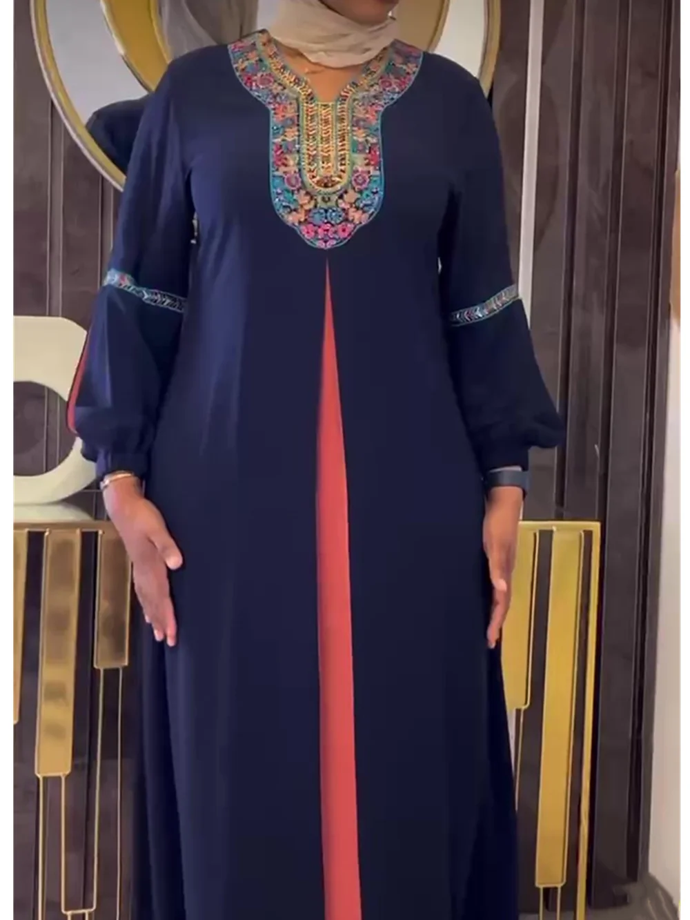 라마단 Abaya 두바이 Kaftan 이슬람 Hijab 드레스 여성을위한 아프리카 이브닝 드레스 기모노 가운 Caftan 이슬람 의류 Djellaba Femme