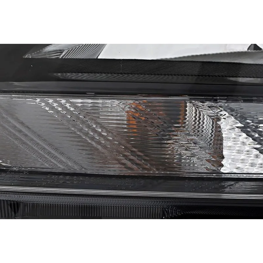 متوافق مع مصباح المصباح Nissan Sentra S FE+S SV 2016 2017 2018 2019 الهالوجين الأسود تقليم سائق الجانب الأيسر لتعزيز Nig