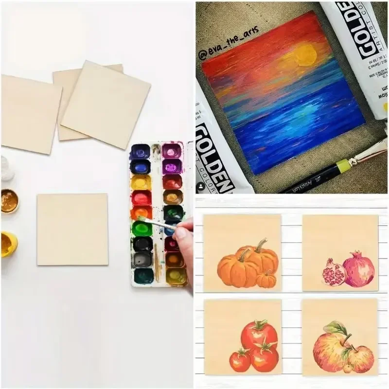 Tablas de Madera de Tilo Delgadas de Alta Calidad, Disponibles en Varios Tamaños, Tablas Ligeras Adecuadas para Maquetas de Casas, Barcos y Manualidades