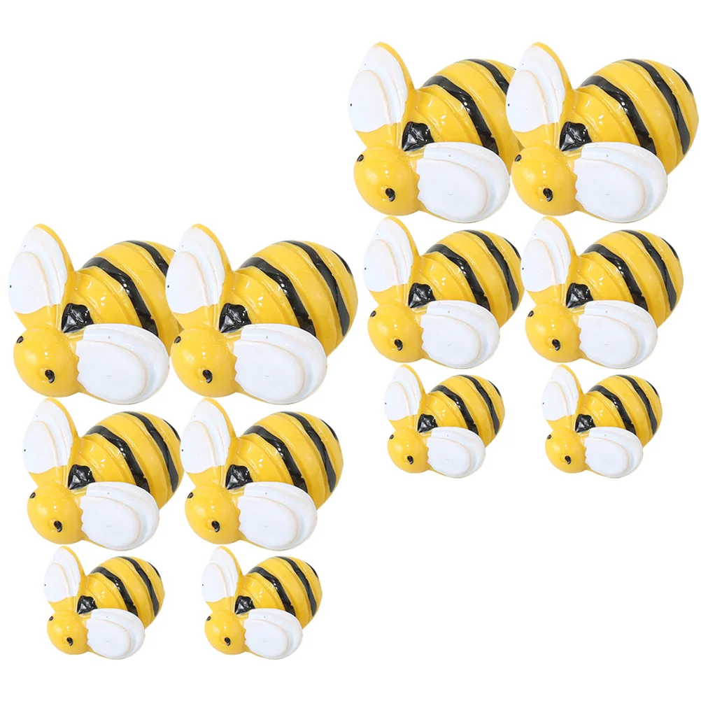 

Bee Headdress Accessories Crafts Decoration Embellishments Mini Scrapbook Decorations Resin Charms Plastic Bees Wreath