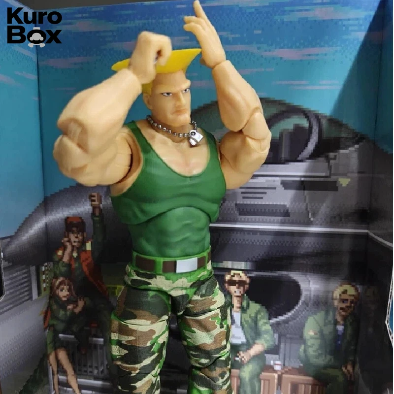 

Hot 1/12 Scale Model with Accessories 6 Inch Articulated Action Figures Cammy Guile Dee Jay Collectible For Anime Game Fans