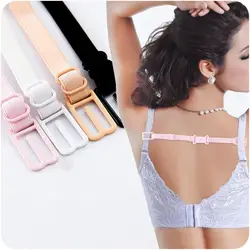 Fashion Detachable Bra back adaptors Non Slip Adjustable Bra Strap Holder Elastic Skid-proof Buckle Women Intimates Accessories