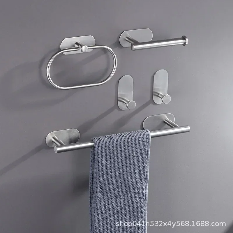 

Самоклеящееся настенное кольцо для полотенец из нержавеющей стали для кухни и ванной комнаты, вешалки для полотенец для рук