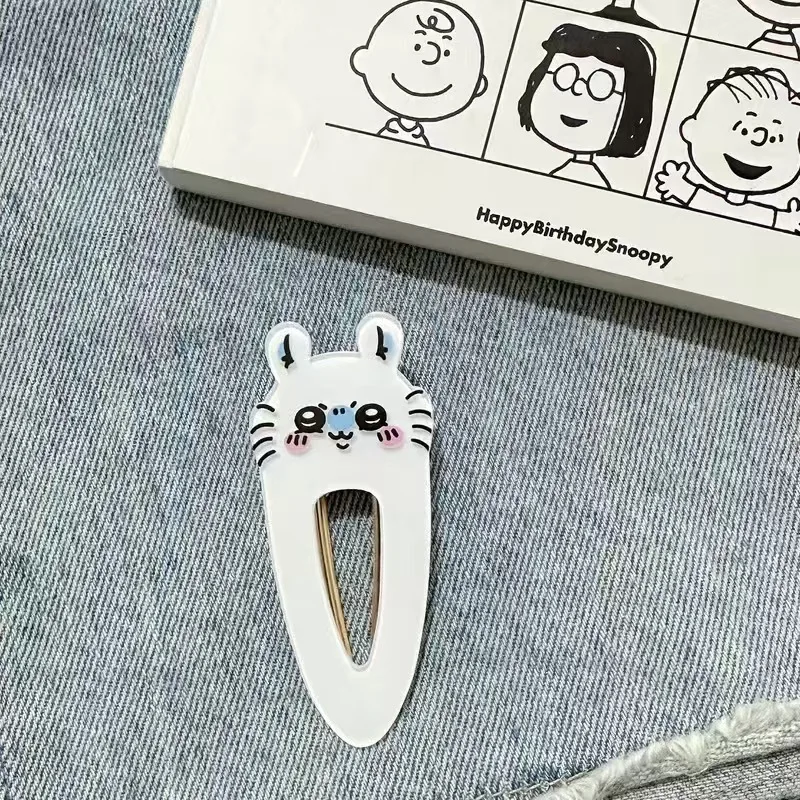 Kawaii Chiikawas Charakter-Haarspangen Niedliche Cartoon-Acryl-Entenschnabel-Clips Lustige Anime-Haaraccessoires für den Täglichen Gebrauch