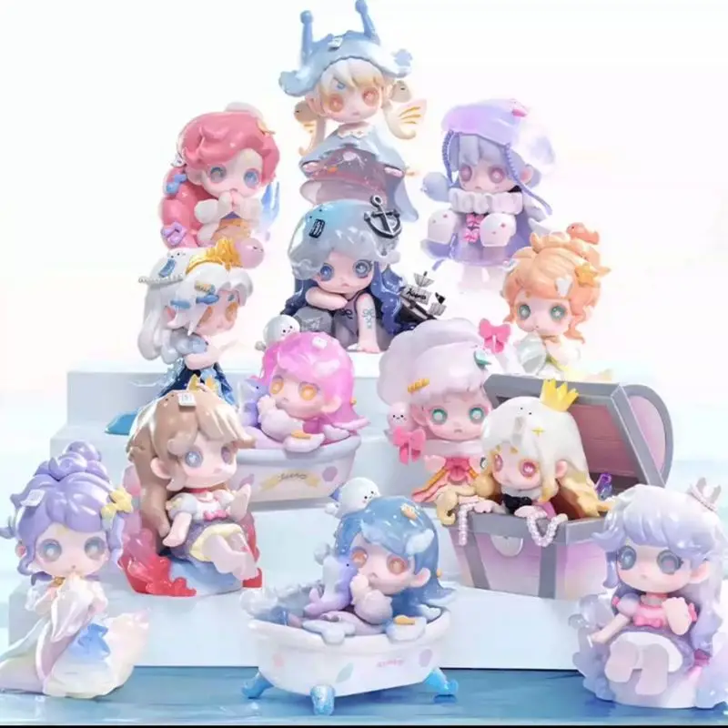 In Stock Original Ghost Keeno Blind Box Keeno V3 Wishes To The Sea Breeze Series Mystery Box Trendy Children Toys Birthday Gift