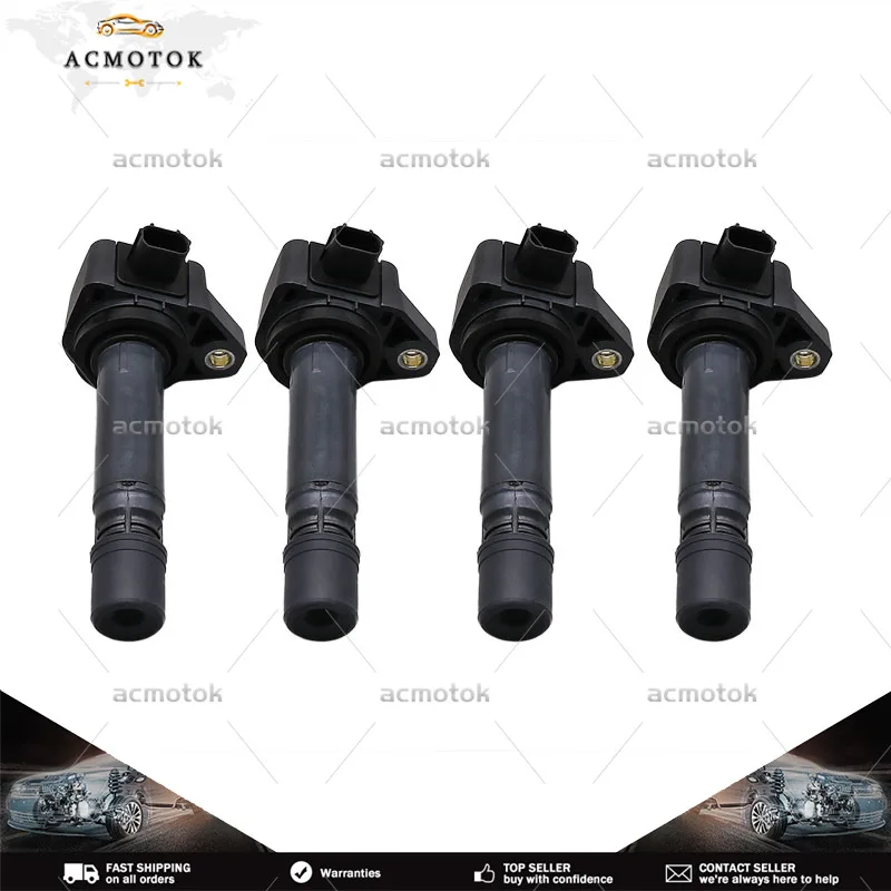 

Set Of 4 30520-RNA-A01 For 2006-2011 Honda Civic 1.8L L4 Ignition Coils