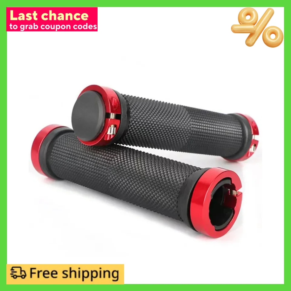 Rubber Bike Handlebar Anti Slip Bicycle Grips MTB Cuffs Cover BMX Mountain Bike Lock on Handles Grip Bicycle Accessories