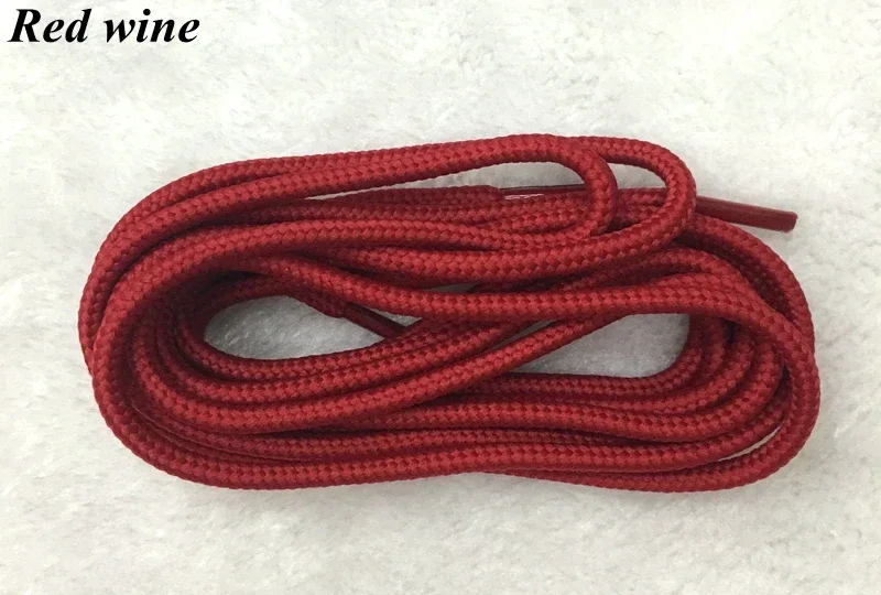 1 Paar klassische runde Schnürsenkel Outdoor-Turnschuhe Schuhe Schnürsenkel einfarbige Kinder Erwachsene Seil Schnürsenkel 120/150cm Schuhe Zubehör – Detail 17