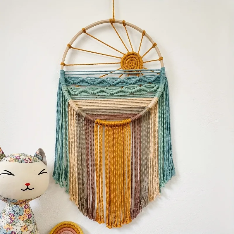 

1pcs Bohemian Dreamcatcher Tapestry Wall Hanging Decor for Living Room Bedroom Background Wall Art Home Decor