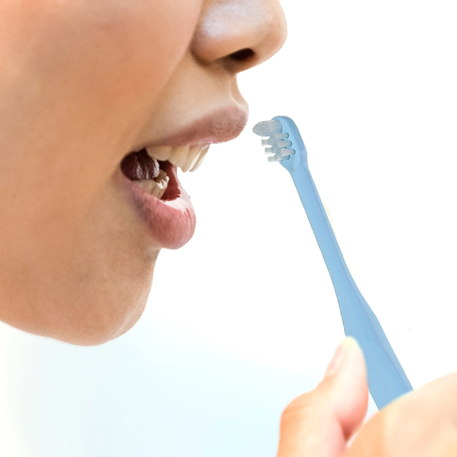 

4pcs Interspace Toothbrushes Small Head Portable Tapered Bristles For Hard-To-Reach Areas Daily Travel Use Manual