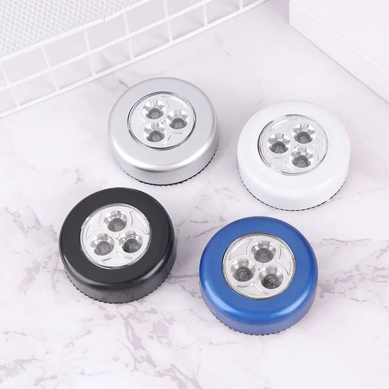 Interruptor De Toque Sem Fio Luz Noturna LED, Lâmpadas De Parede, Alimentado Por Bateria, Quarto, Cozinha, Guarda-Roupa, Armários, Gabinete, Luzes Portáteis