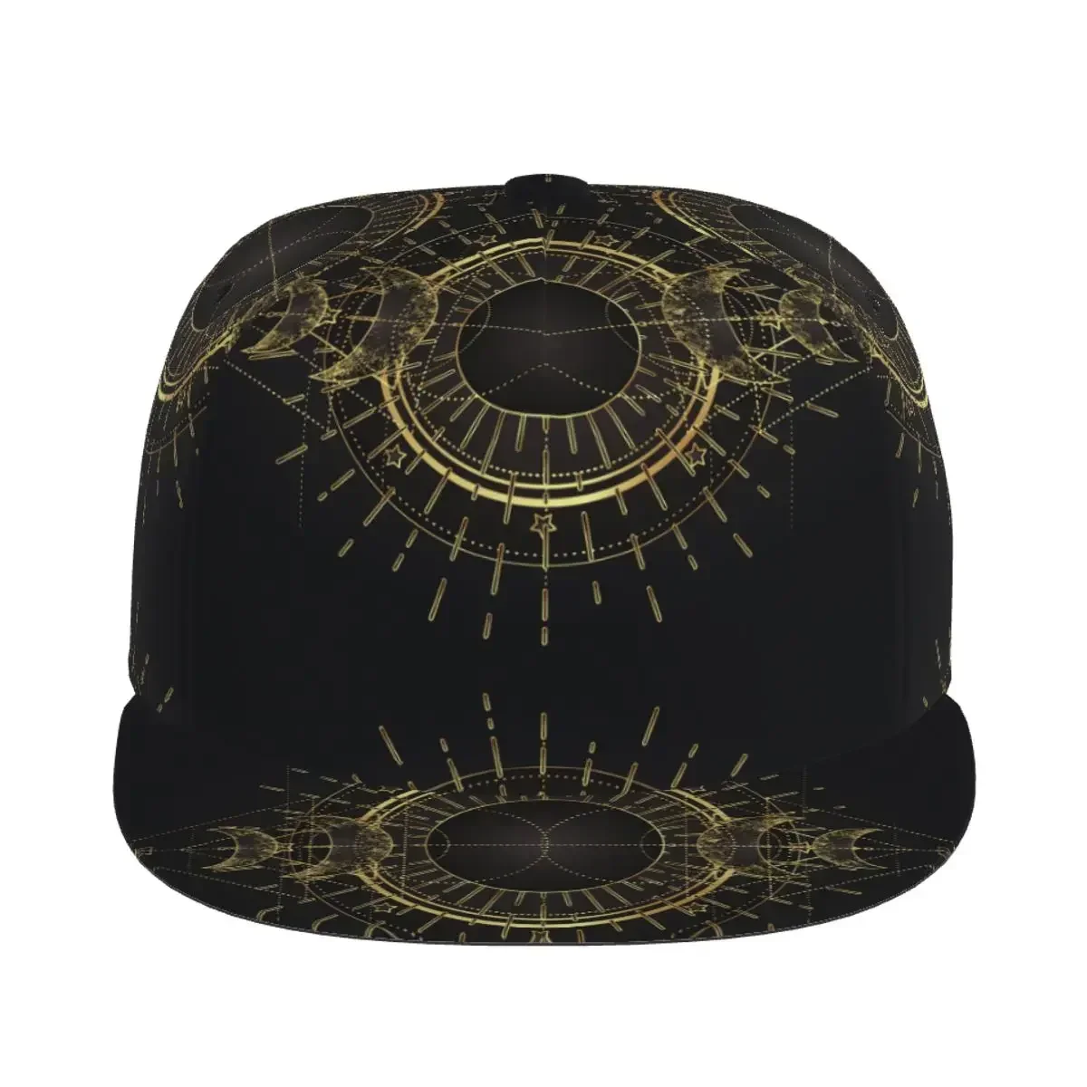 Boné de beisebol estampado em 3D para homens e mulheres, deusa da lua, astrologia mágica, chapéu solar casual, elegante estilo étnico, moda palco hip hop